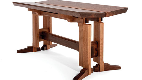 Angular Bench for Two - FineWoodworking