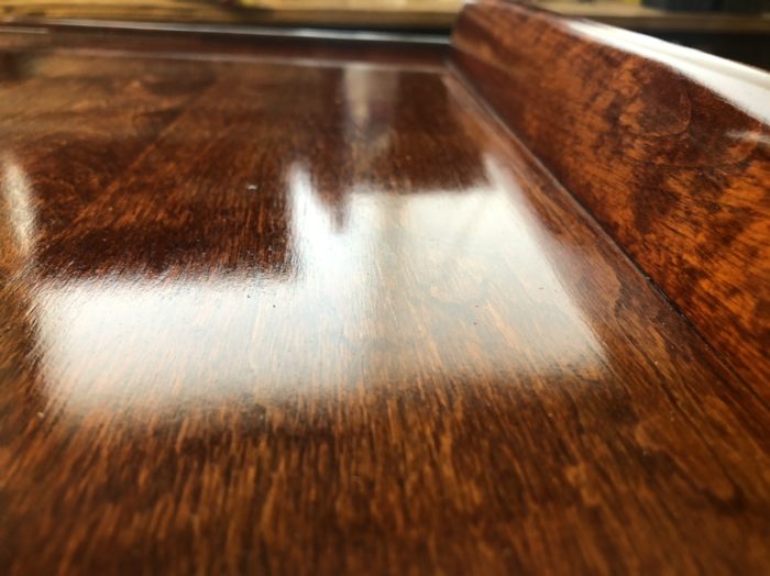 Refinish mahogany dining table FineWoodworking