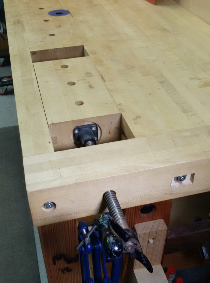 Dog Holes, Shaker Workbench FineWoodworking