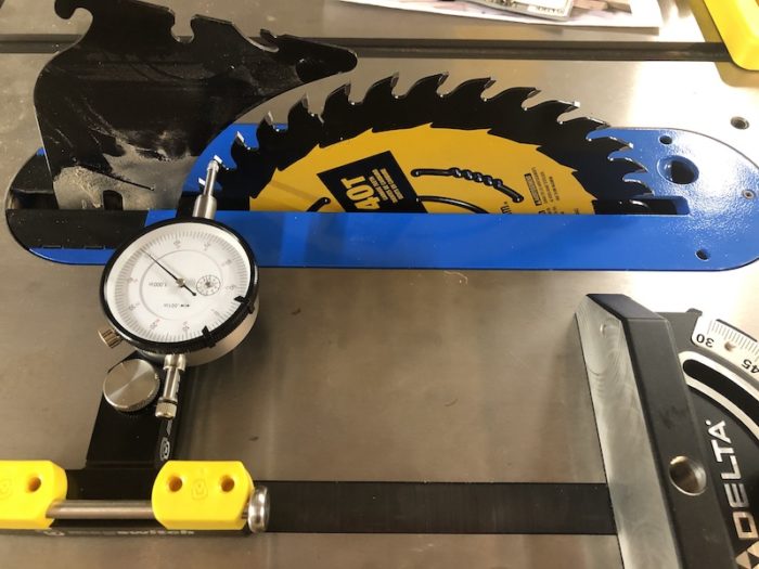 Table saw trunnion adjustment? FineWoodworking