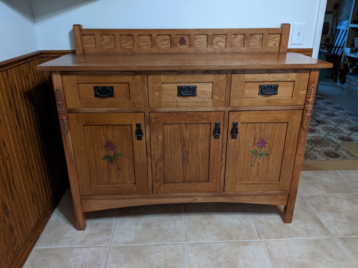 White oak buffet FineWoodworking