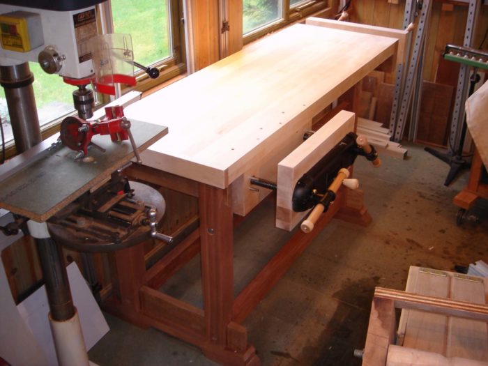 Workbench base. FineWoodworking