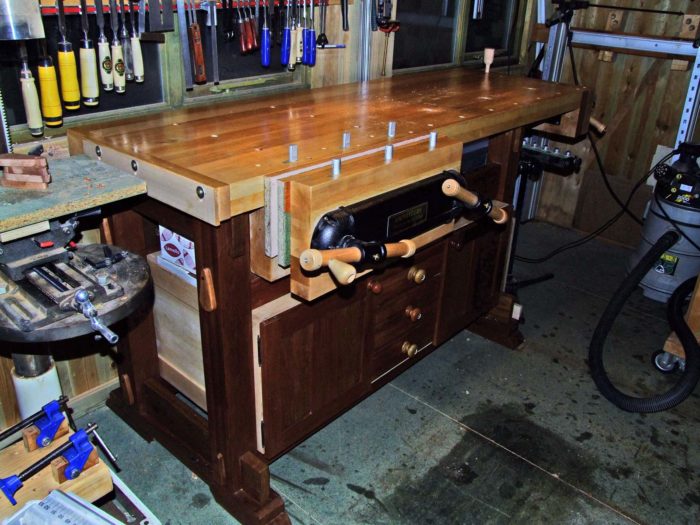 Workbench base. FineWoodworking