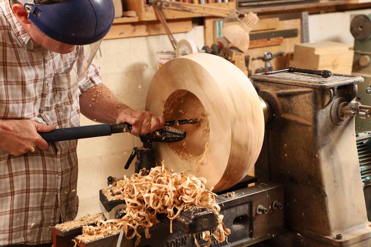 How to chainsaw a bowl blank from a tree FineWoodworking