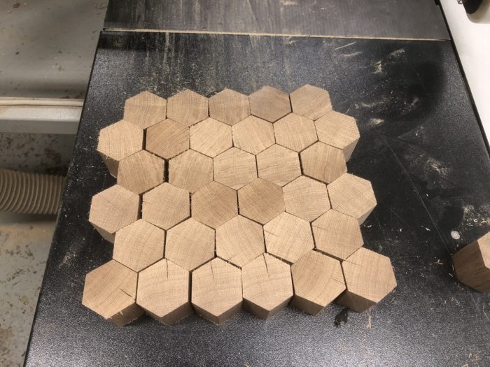 clamping method for hexagon blocks FineWoodworking