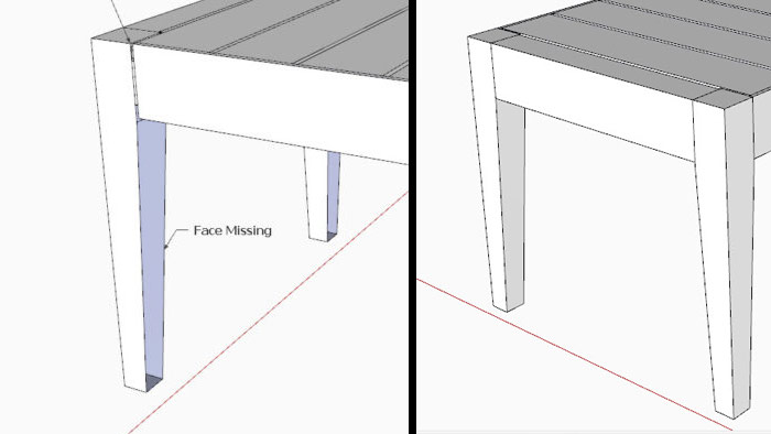 A missing face in SketchUp - FineWoodworking - Vimarsana News