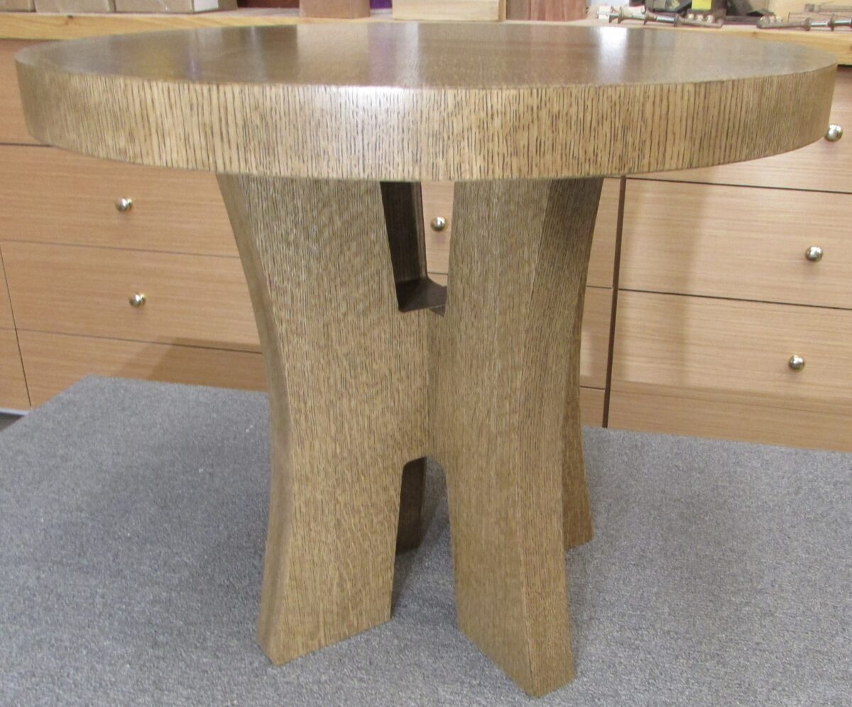 Small Rift White Oak Veneer Tables FineWoodworking