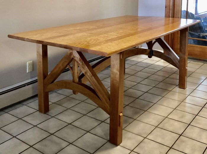 Timber Frame Table FineWoodworking