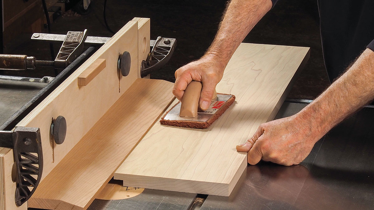 TRIMMING tenon shoulders