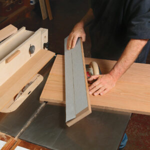 Crosscut a panel end.