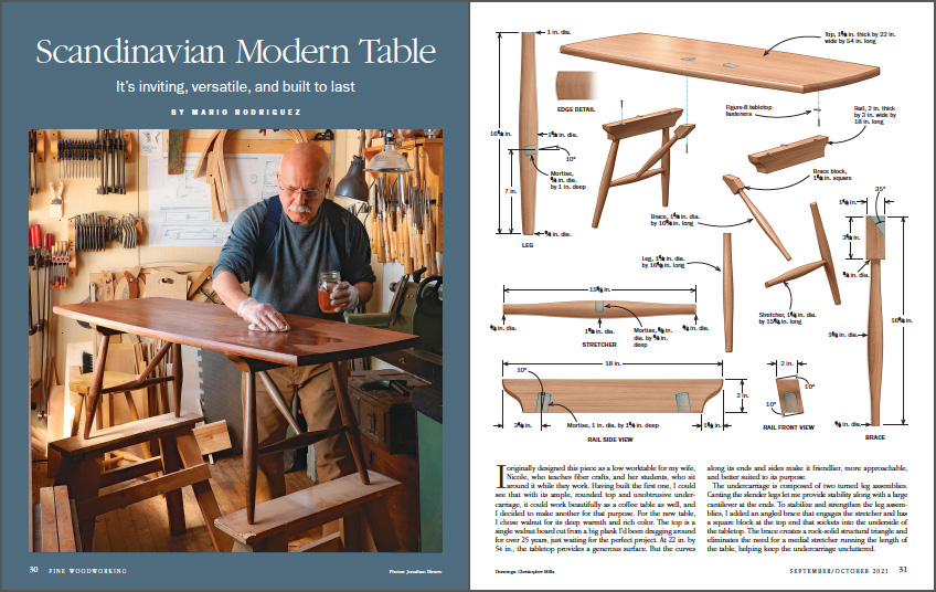 Build a Modern Coffee Table FineWoodworking