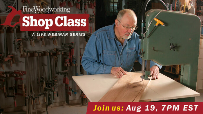 Webinar: Bandsaw Jigs and Fixtures with Michael Fortune