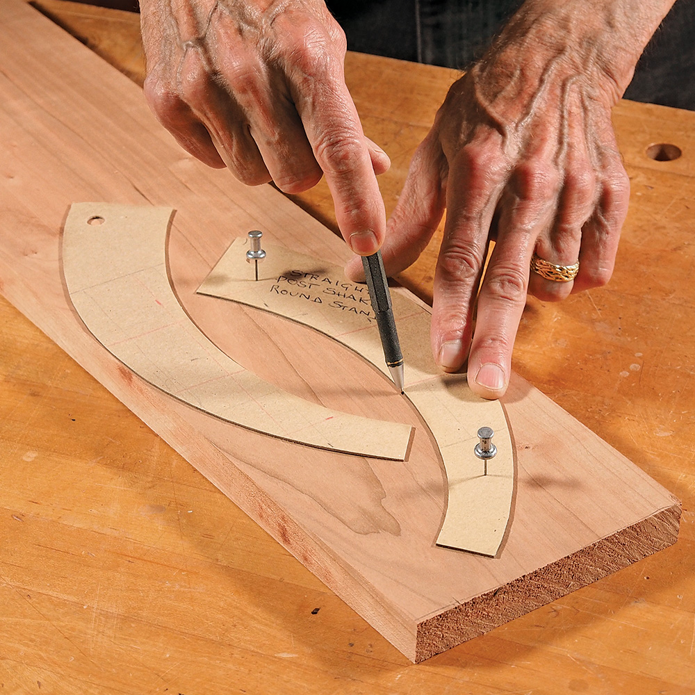 How to tame curved parts with patterns FineWoodworking