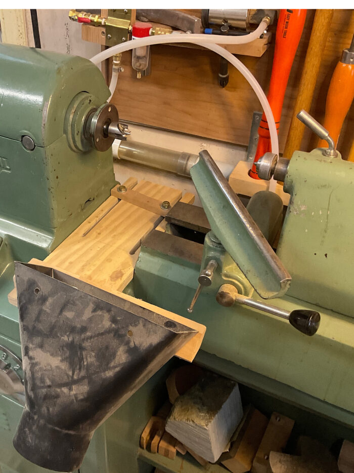 lathe dust collection FineWoodworking
