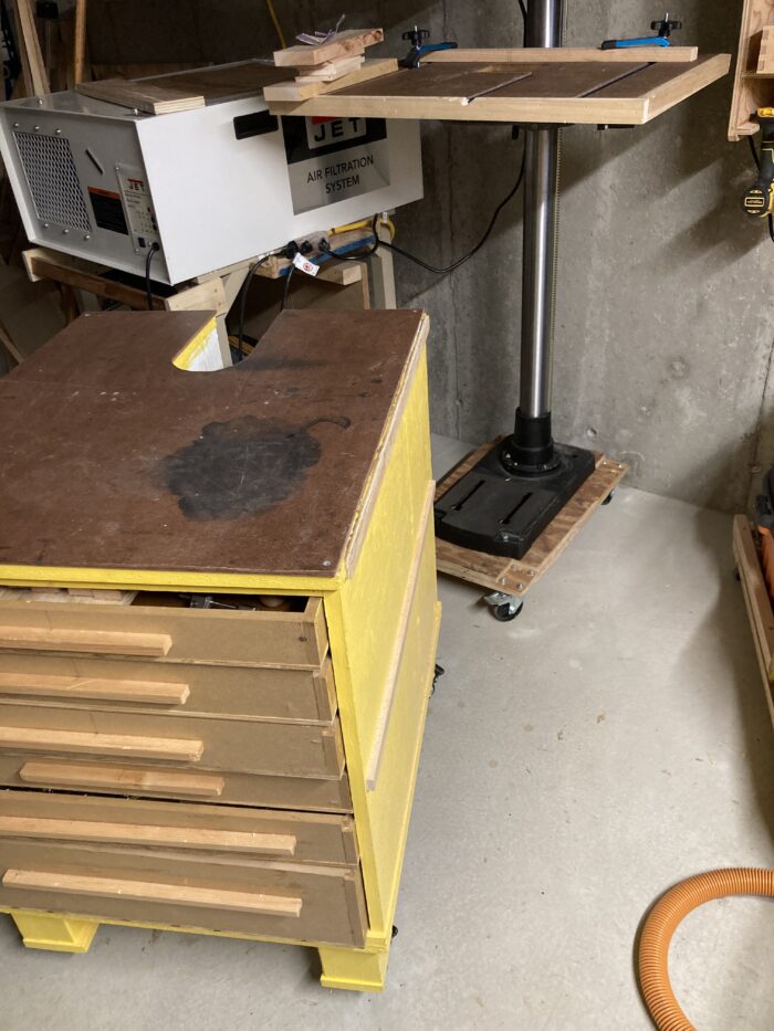 Drill Press Mobile Base FineWoodworking