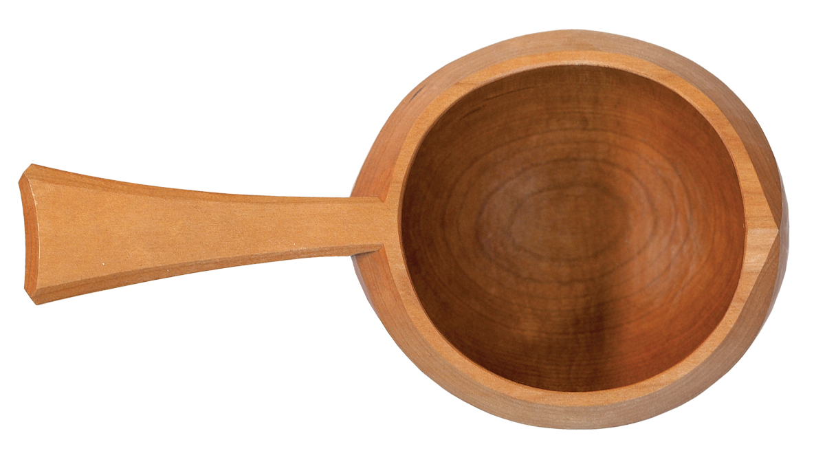 Hollow the inside of the spoon, then shape the outside