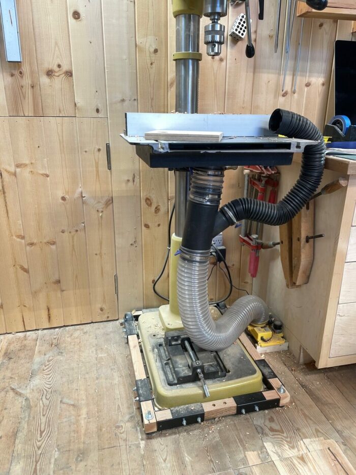 Mobile Base for [floor mounted] Drill Press — revisited FineWoodworking