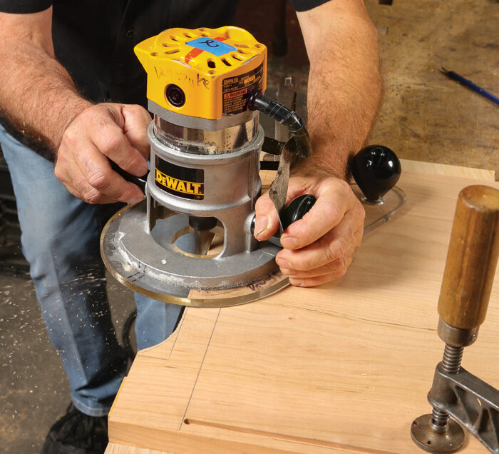 Safe, accurate handheld routing FineWoodworking