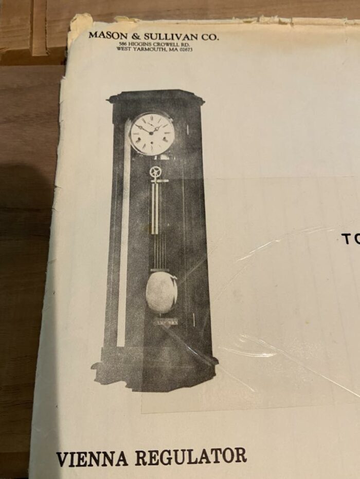 Mason and Sullivan Vienna Regulator Clock Model 6672 FineWoodworking