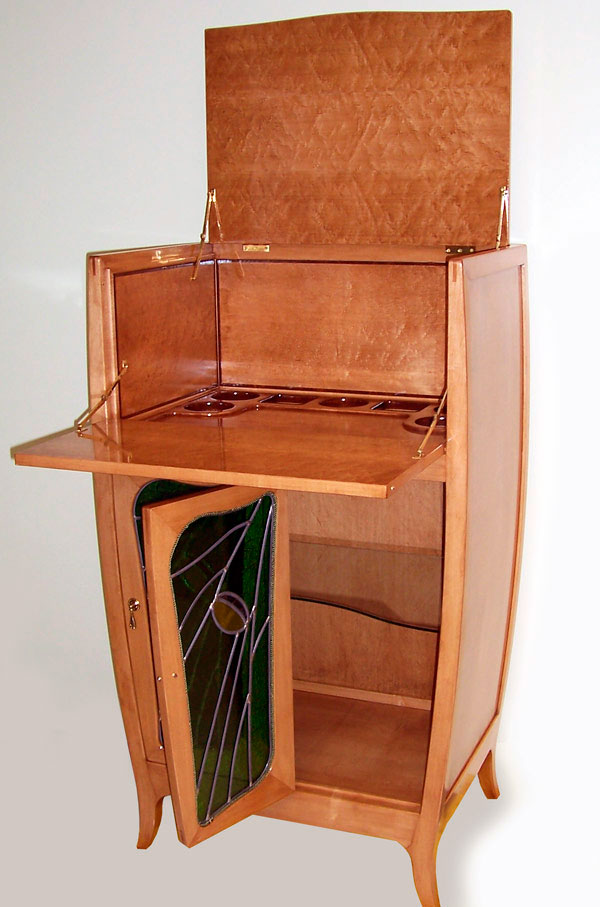Art Nouveau Cocktail FineWoodworking