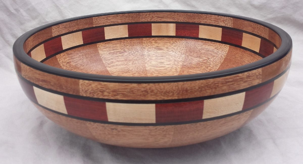 Mahogany Segmented Bowl FineWoodworking