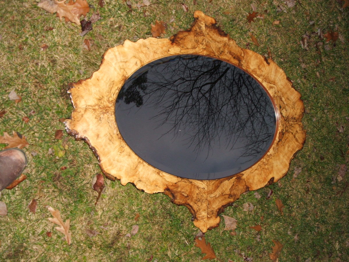 Hand Made Oval Wood Frame With Beveled Mirror FineWoodworking