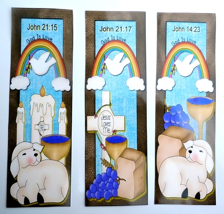 JESUS LOVES ME - BOOKMARKS BOOK MARK CHILDREN CHRISTIAN BIBLE ...