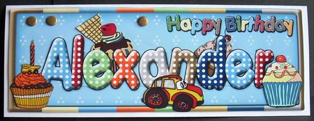 Happy Birthday Alexander - CUP415334_1056 | Craftsuprint