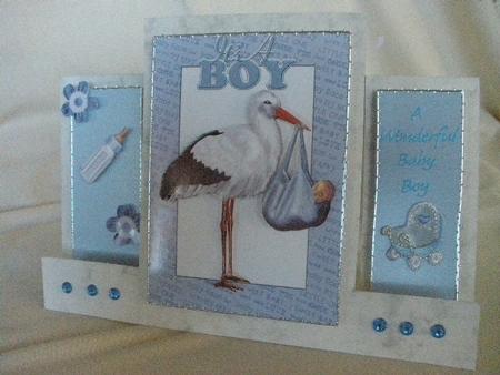 Stork It's A Boy Frame