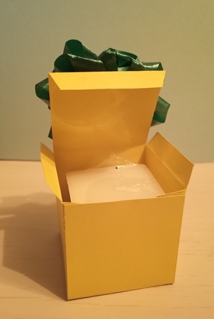 Beautiful decorative gift box template. Vector and raster files. Basket ...