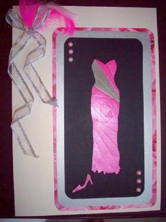 2 Dresses Iris Folding Patterns - CUP22525_172 | Craftsuprint