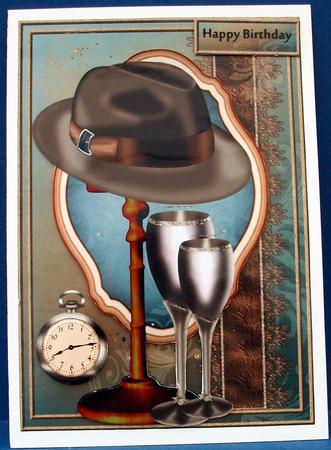 Male Card Gentleman's Hat - CUP511797_936 | Craftsuprint