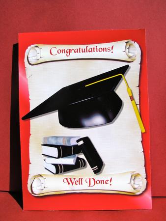 Graduation Scroll Decoupage Quick Card Front - CUP84247_631 | Craftsuprint