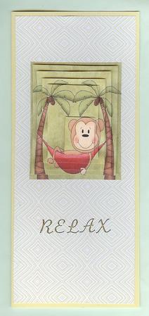 Monkey in a Hammock - CUP176977_33 | Craftsuprint