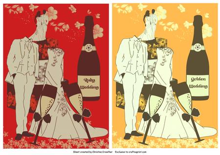 Wedding Silhouette Modern Set All Png - CUP439554_1446 | Craftsuprint