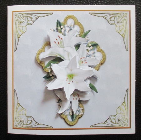 Cross & Lilies Mini Kit - CUP759968_936 | Craftsuprint