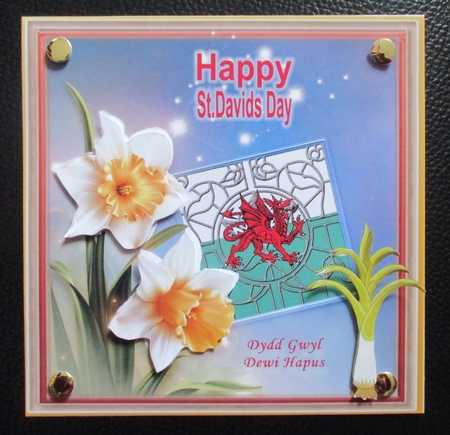 St. Davids Day (2) 7 x 7 quick card - CUP854175_11517 | Craftsuprint