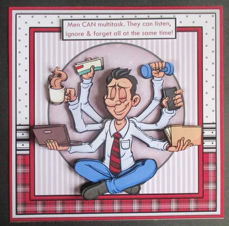 MULTITASKING NINJA Humorous Men 7.5 Decoupage & Insert Kit - CUP973331 ...