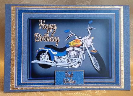 Happy Birthday - Motorbike Theme - CUP586381_986 | Craftsuprint