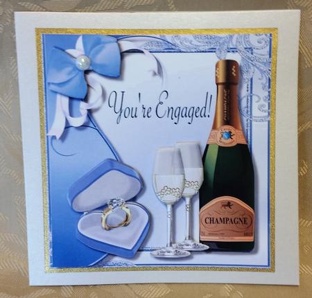 Congratulations You're Engaged! - CUP581565_1398 | Craftsuprint