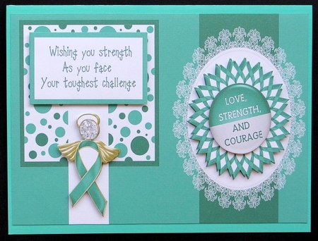 Cervical / Ovarian Cancer Card - CUP343779_1777 | Craftsuprint