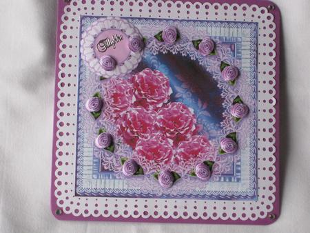 Ruffled Pink Roses and Lots of Lace - CUP332656_994 | Craftsuprint