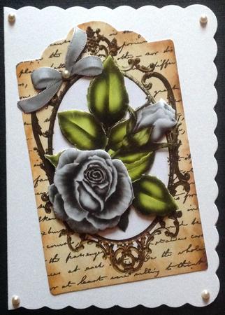 Silver Roses on a Tag with Script Writing - CUP629228_415 | Craftsuprint