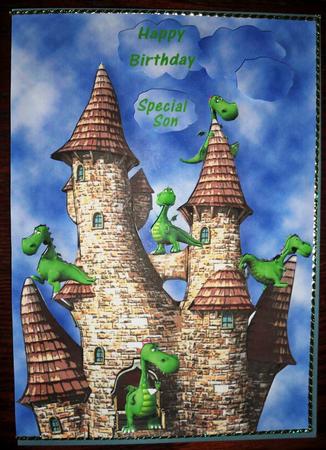 Dragon Party House - CUP420704_1566 | Craftsuprint
