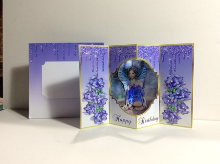 Purple Magic - Window Card - Photo by Helen Howell Designs