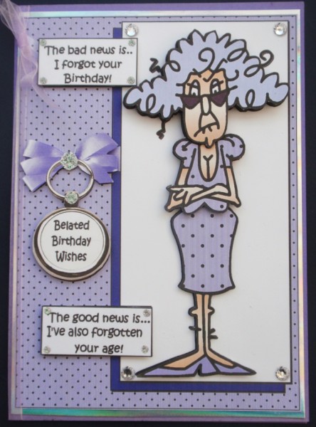 Stella Sends Belated Birthday Wishes - CUP300751_1209 | Craftsuprint