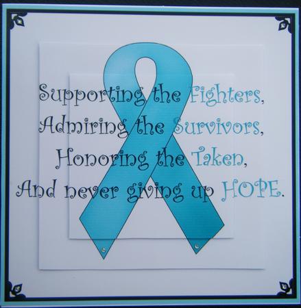 Supporting the Fighters - Ovarian Cancer Awareness Card - CUP70881_614 ...