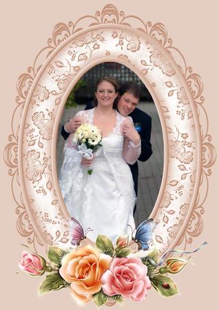 Rambling Roses Elegant Oval Frames - Set 3 - CUP209796_168 | Craftsuprint