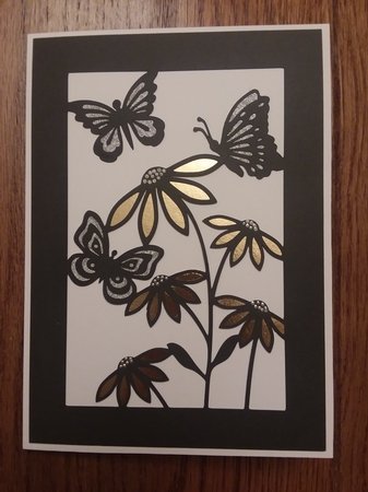 Daisies and Butterflies Card - CUP965701_40382 | Craftsuprint