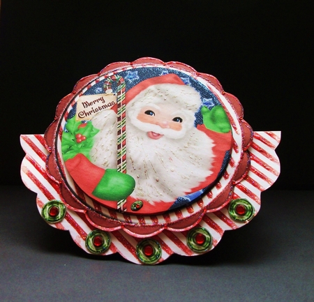 Santa Claus Rocker Card 4 Page Mini-kit - CUP640919_1035 | Craftsuprint